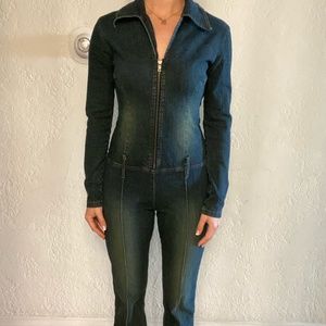 Y2K Denim Jumpsuit